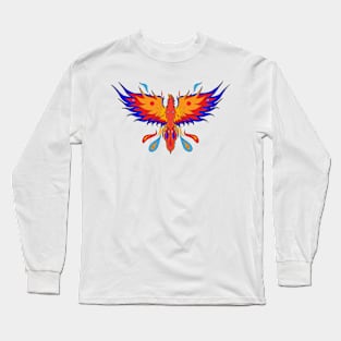 Phoenix the Colorful Flame Long Sleeve T-Shirt